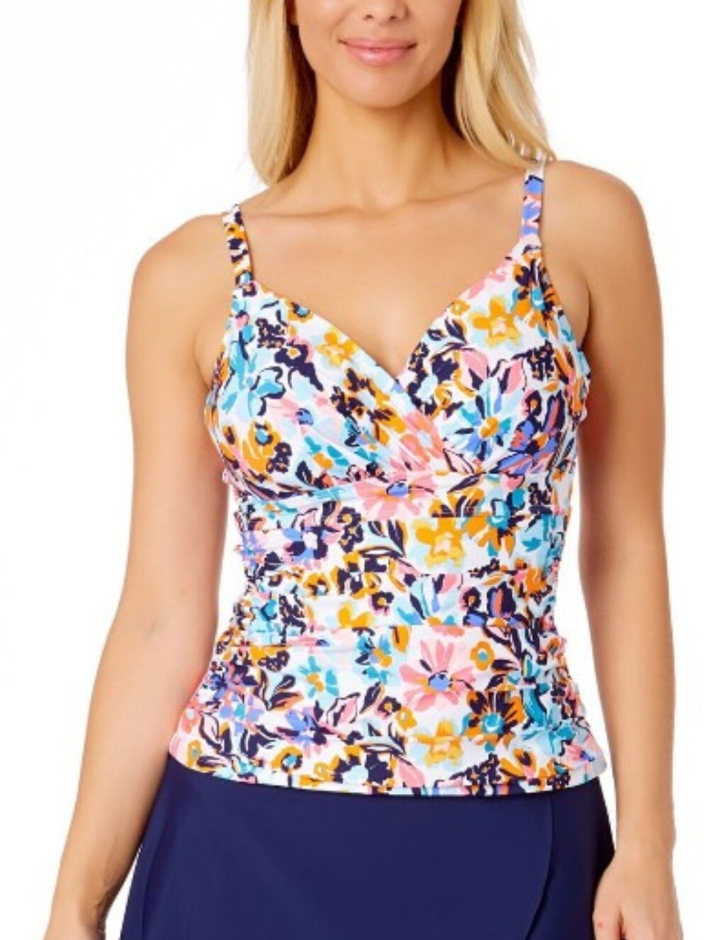 Anne Cole Limited Edition Women's Tankini Top Multi NWT